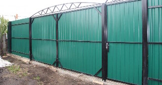 Купить ворота из профнастила Ростов, цена от 4140 руб.